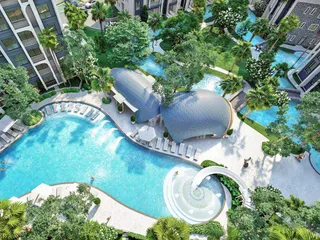 Резиденция с бассейнами и круглосуточной охраной в 250 метрах от пляжа, Пхукет, Таиланд