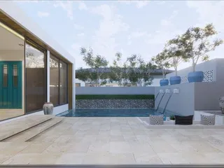 Новый комплекс вилл с бассейнами рядом с пляжем, Маенам, Самуи, Таиланд