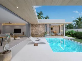 Комплекс вилл с бассейнами рядом с Рыбацкой деревней, Самуи, Таиланд