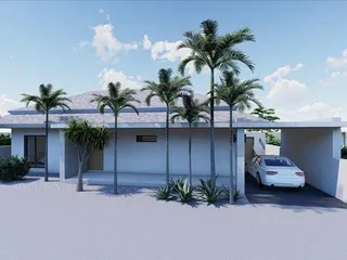 Одноэтажная вилла с бассейном и садом, Самуи, Таиланд