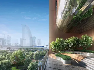 Высотный жилой комплекс с лофт-апартаментами рядом с метро, в деловом районе Бангкока, Таиланд