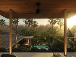 Виллы класса люкс в тайском традиционном архитектурном стиле, с бассейнами, в окружении зелени, Пхукет, Таиланд