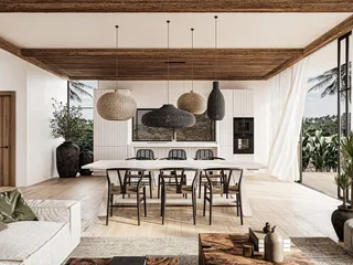 Комплекс стильных вилл с бассейнами и видом на море, Самуи, Таиланд