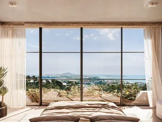 Комплекс стильных вилл с бассейнами и видом на море, Самуи, Таиланд