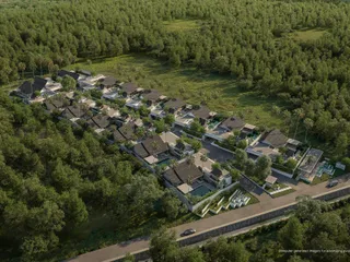 Новый комплекс премиум вилл в традиционном стиле с бассейнами в окружении леса, Банг Тао, Пхукет, Таиланд