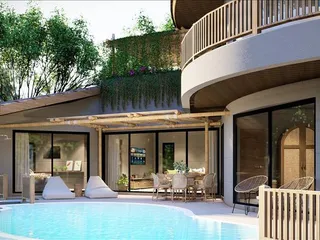 Комплекс эксклюзивных вилл с бассейнами и садами рядом с пляжем, Самуи, Таиланд