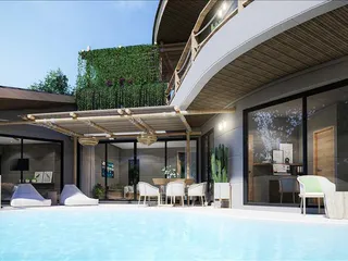 Комплекс эксклюзивных вилл с бассейнами и садами рядом с пляжем, Самуи, Таиланд