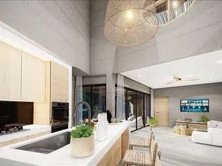 Комплекс эксклюзивных вилл с бассейнами и садами рядом с пляжем, Самуи, Таиланд