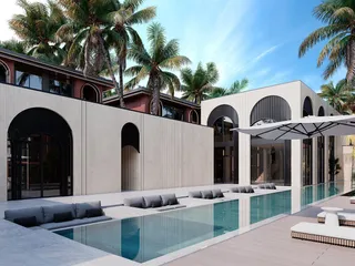 Новая резиденция премиум класса с бассейном, рестораном и спа-центром в 100 метрах от пляжа, Пхукет, Таиланд