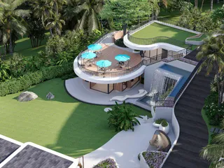 Виллы с частными бассейнами, большими террасами и лаунж-зонами, Чавенг Ной, Самуи, Таиланд