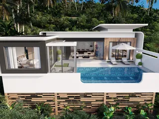 Виллы с частными бассейнами, большими террасами и лаунж-зонами, Чавенг Ной, Самуи, Таиланд