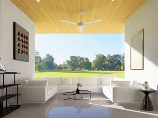 Закрытый комплекс таунхаусов с бассейном и панорамным видом недалеко от моря, Самуи, Таиланд