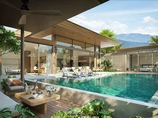 Новый комплекс вилл с бассейнами рядом с пляжем Банг Тао, Пхукет, Таиланд