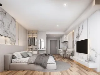 Новый комплекс квартир с коворкингом в 450 метрах от моря, зелёная зона города, Паттайя, Чонбури, Таиланд