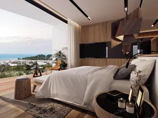 Виллы с бассейном в тропическом стиле с панорамным видом на море, 6 минут от аэропорта, Пхукет, Таиланд