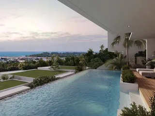 Виллы с бассейном в тропическом стиле с панорамным видом на море, 6 минут от аэропорта, Пхукет, Таиланд