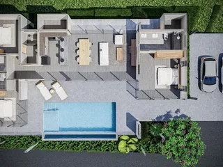 Новые виллы с коворкингом и зоной отдыха, всего в 5 минутах от пляжа Маенам, Самуи, Сураттхани, Таиланд