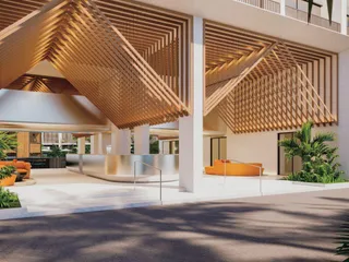 Современный жилой комплекс с большим бассейном напротив торгового центра в Чалонге, Пхукет, Таиланд