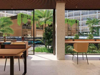 Современный жилой комплекс с большим бассейном напротив торгового центра в Чалонге, Пхукет, Таиланд