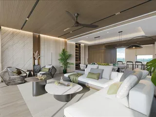 Закрытый жилой комплекс на берегу моря с бассейнами, Банг Тао, Пхукет, Таиланд