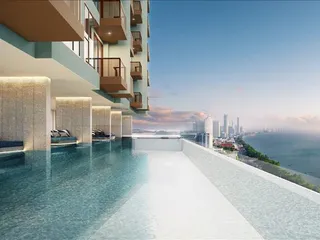 Высотная резиденция на берегу моря с бассейнами и садами, Джомтьен, Таиланд