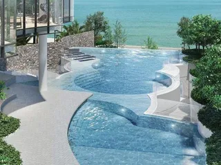 Новая высотная резиденция на берегу моря с собственным пляжем и бассейном, Паттайя, Таиланд