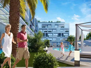 Новая резиденция с бассейнами и садами в 250 метрах от побережья, в 10 минутах ходьбы от международной школы, Пхукет, Таиланд