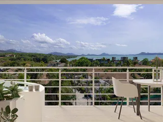 Новая резиденция с бассейнами и садами в 250 метрах от побережья, в 10 минутах ходьбы от международной школы, Пхукет, Таиланд