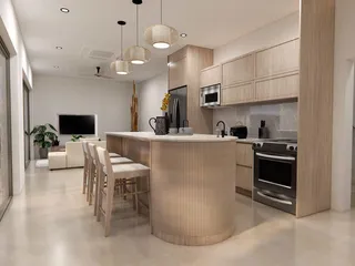 Новый жилой комплекс вилл с бассейнами и видом на море, Чонгмон, Самуи, Таиланд