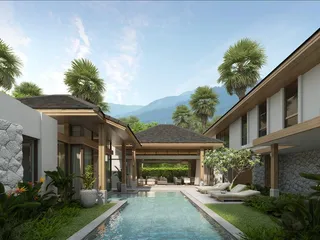 Новый комплекс вилл с рестораном и спа-центром недалеко от пляжа Банг Тао, Пхукет, Таиланд