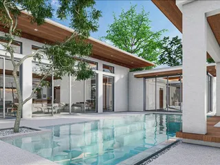 Новый комплекс эксклюзивных вилл с бассейнами в 900 метрах от пляжа Май Кхао, Пхукет, Таиланд