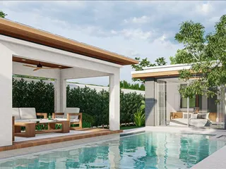 Новый комплекс эксклюзивных вилл с бассейнами в 900 метрах от пляжа Май Кхао, Пхукет, Таиланд