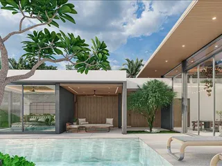 Новый комплекс современных вилл с бассейнами недалеко от пляжа и международной школы, Пхукет, Таиланд