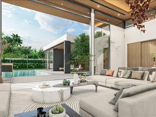 Новый комплекс современных вилл с бассейнами недалеко от пляжа и международной школы, Пхукет, Таиланд