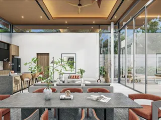 Новый комплекс современных вилл с бассейнами недалеко от пляжа и международной школы, Пхукет, Таиланд