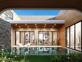 Новый комплекс вилл с садами и бассейнами, Паттайя, Таиланд