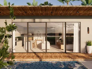 Новый жилой комплекс первоклассных вилл с бассейнами, Бопхут, Самуи, Таиланд