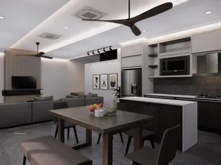 Новые виллы с бассейнами в жилом комплексе с природным водопадом, Ламай, Самуи, Таиланд