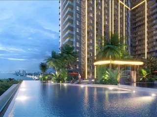 Новая высотная резиденция с бассейнами, водопадами и джакузи, Паттайя, Таиланд