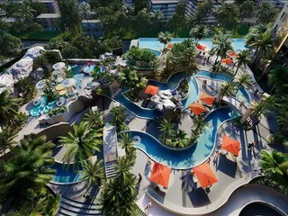 Новая высотная резиденция с бассейнами, водопадами и джакузи, Паттайя, Таиланд