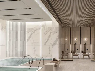 Новая высотная резиденция с бассейном, аквапарком и панорамным видом на океан, Джомтьен, Паттайя, Таиланд