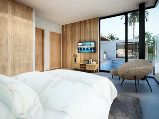 Новый жилой комплекс вилл с бассейнами на Самуи, Таиланд