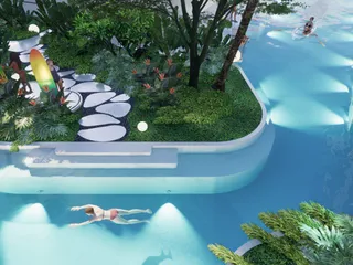 Новый жилой комплекс на берегу моря, Банг Рак, Самуи, Таиланд