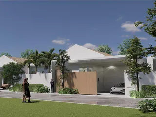 Комплекс вилл с бассейнами в элитном жилом районе, Пхукет, Таиланд