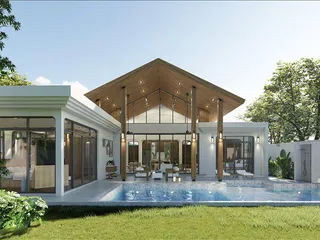 Комплекс вилл с бассейнами в элитном жилом районе, Пхукет, Таиланд