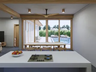 Комплекс вилл с террасами и бассейнами в резиденции с тренажерным залом, Чонг Мон, Самуи, Таиланд