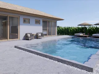 Комплекс вилл с террасами и бассейнами в резиденции с тренажерным залом, Чонг Мон, Самуи, Таиланд