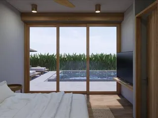 Комплекс вилл с террасами и бассейнами в районе Чонг Мон, Самуи, Таиланд