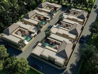 Комплекс вилл с бассейнами в 600 метрах от пляжа, Самуи, Таиланд