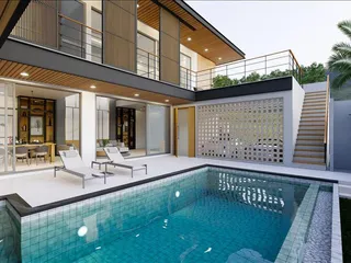 Новый комплекс вилл с собственными бассейнами и зоной коворкинга, Лаян, Пхукет, Таиланд